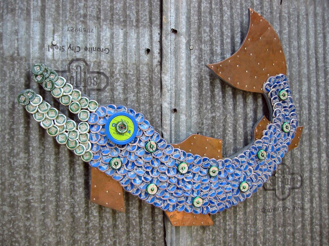 Bottle Cap Mosaic Fish No. 22, 2006