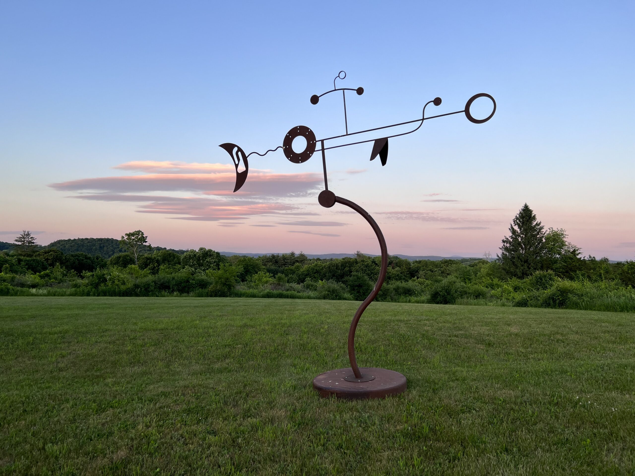 Galaxy No. 3, Kinetic Wind Vane Sculpture