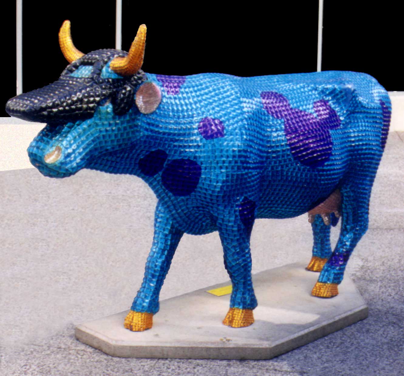 disneyquest mosaic for Cows on Parade, chicago