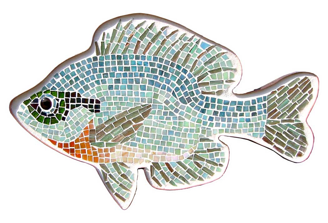 glass mosaic bluegill