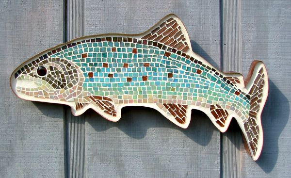 Lake Trout Glass Mosaic, 2006