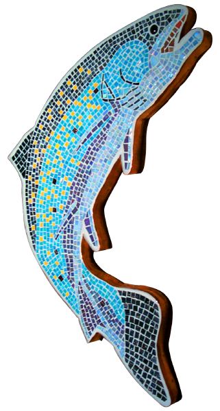 trout mosaic