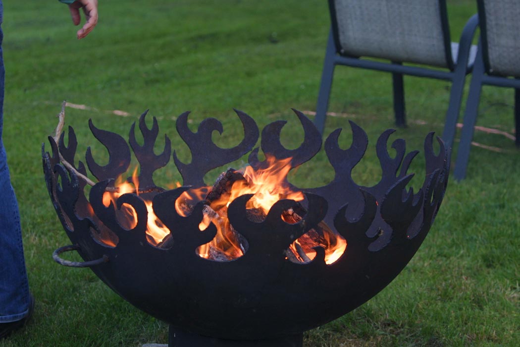 Great Bowl O' Fire 37 Inch Sculptural Firebowl™ With high temp paint