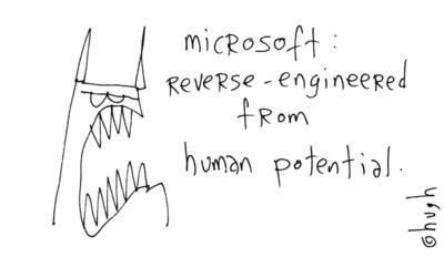 microsoft reverse engineered from human potential