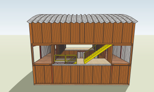 North Elevation of Container Studio