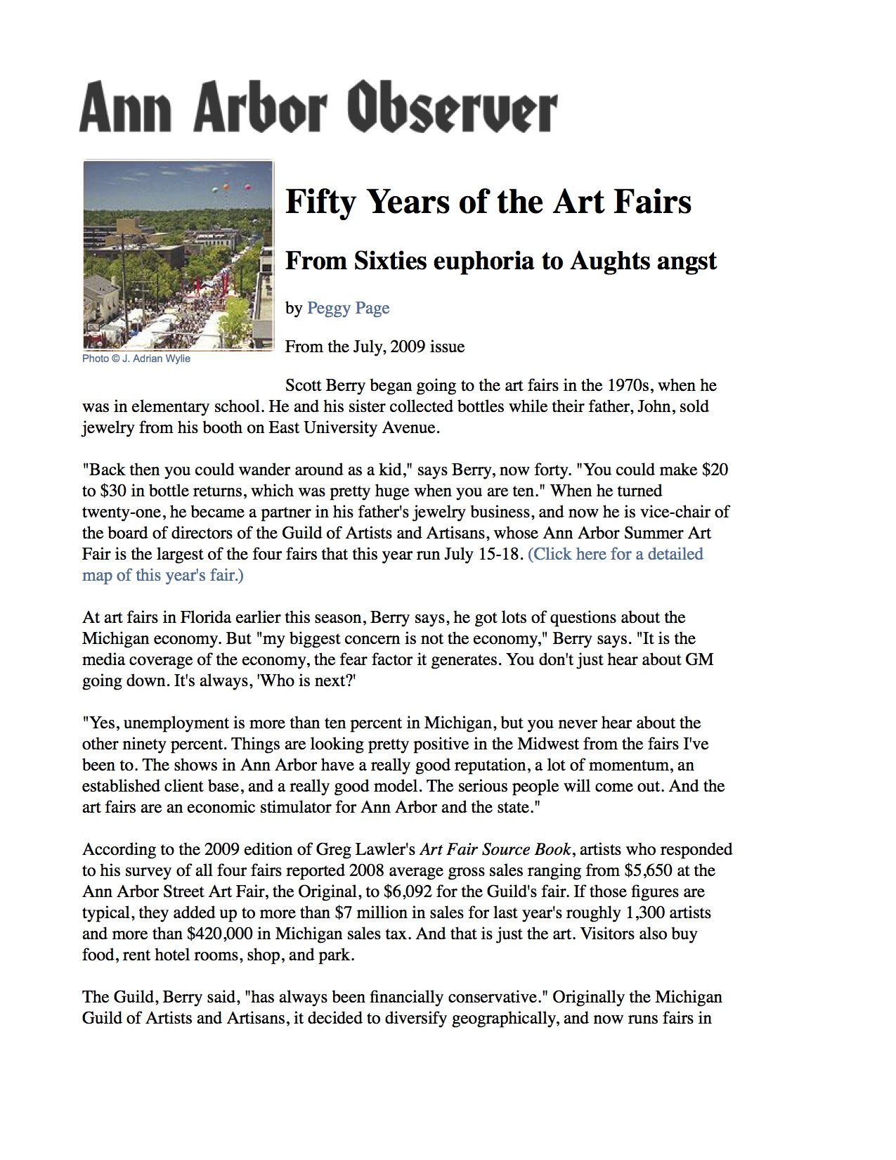 Fifty Years of the Art Fairs - Ann Arbor Observer