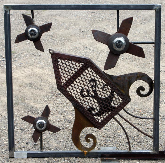 Kinetic Sculpture Security Grates for Texas Comission