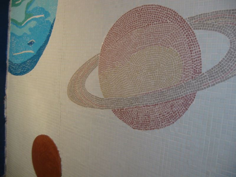 Solar system mosaic in progress