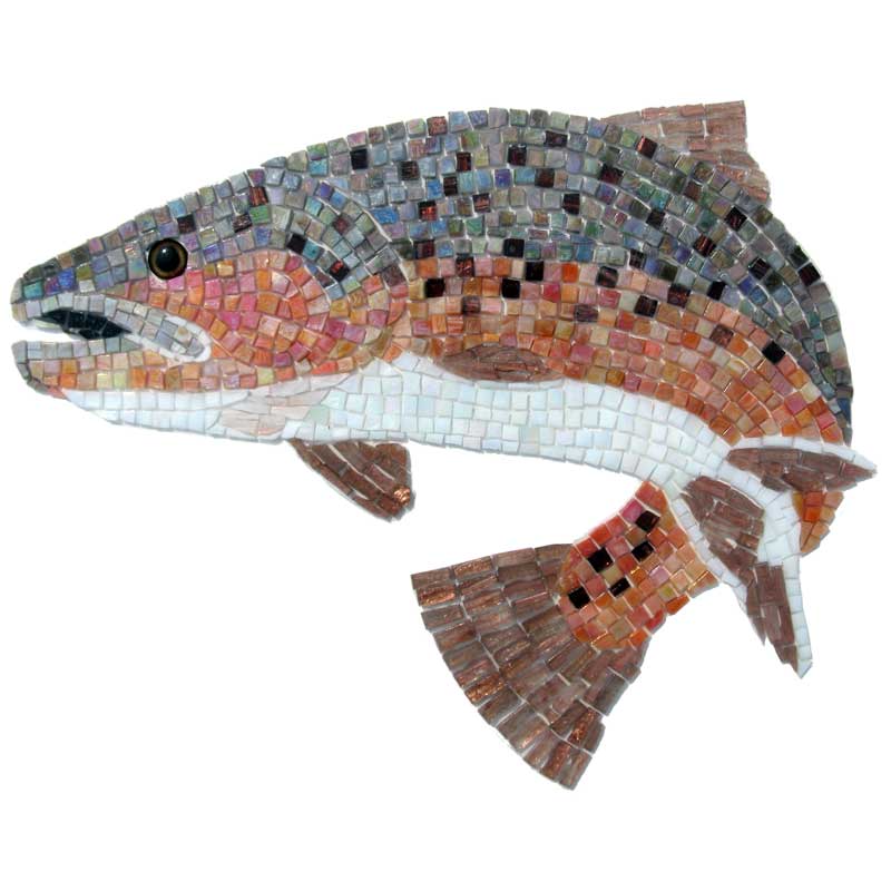 Glass Mosaic Fish for Limelight Lodge Commission