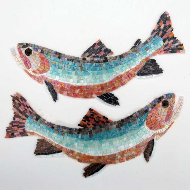 Glass Mosaic Fish for Limelight Lodge Commission