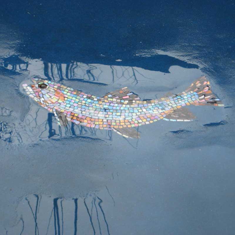 Glass Mosaic Fish for Limelight Lodge Commission