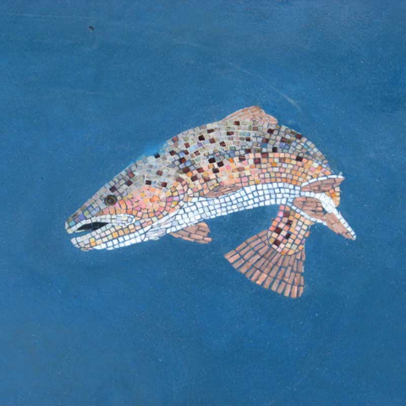 Glass Mosaic Fish for Limelight Lodge Commission