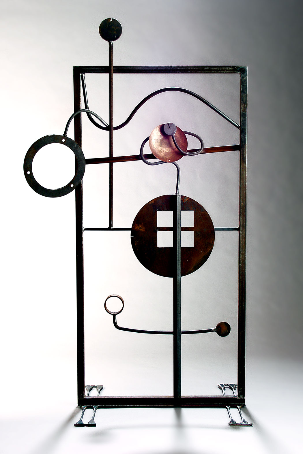 Abstract Art Nouveau Garden Screen, 2004