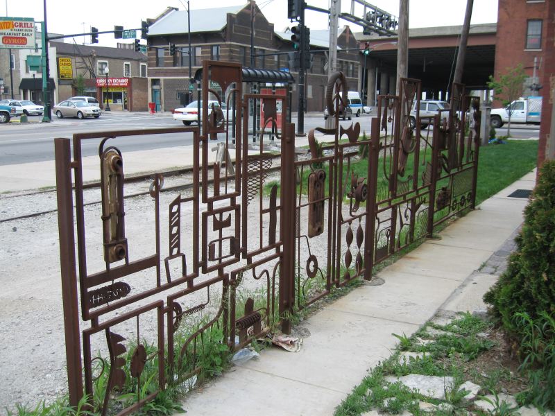Scrap Iron Fence Part Two, Chicago, IL 2003