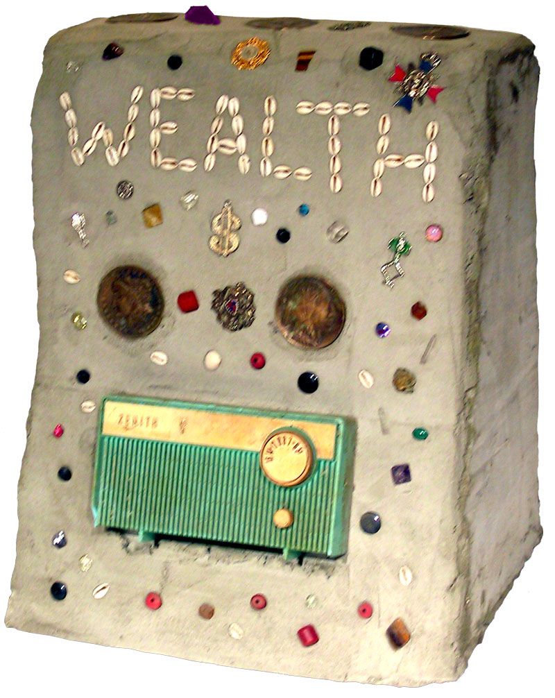 Radio Ancestrale Installation wealth gravestone