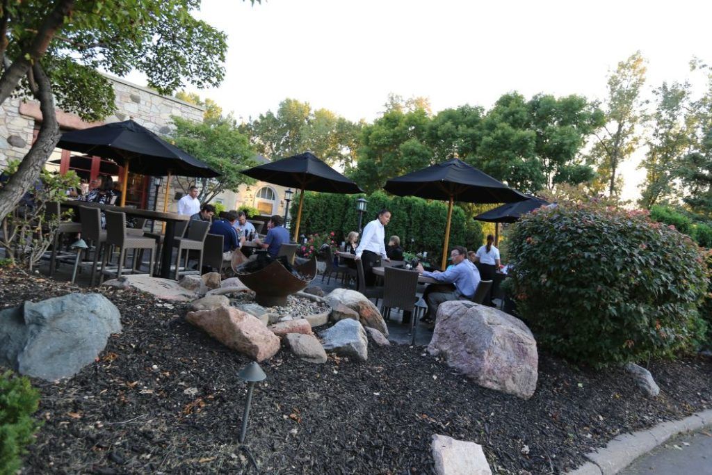 King Isosceles Sculptural Firebowl at Redstone American Grill, Minnetonka, MN