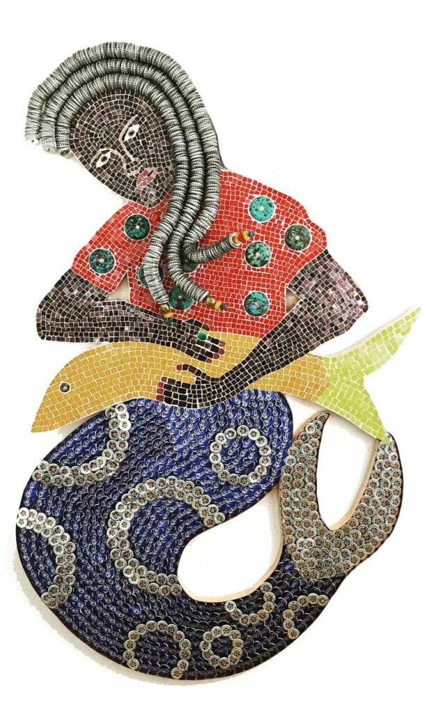 La Siren III, a Mosaic Comission for American Museum of Natural History