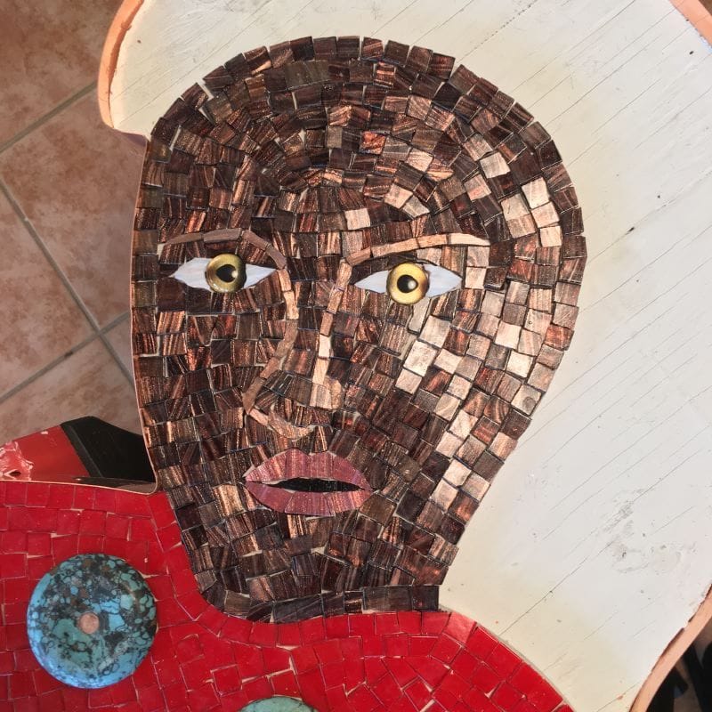 La Siren III Mosaic in progress