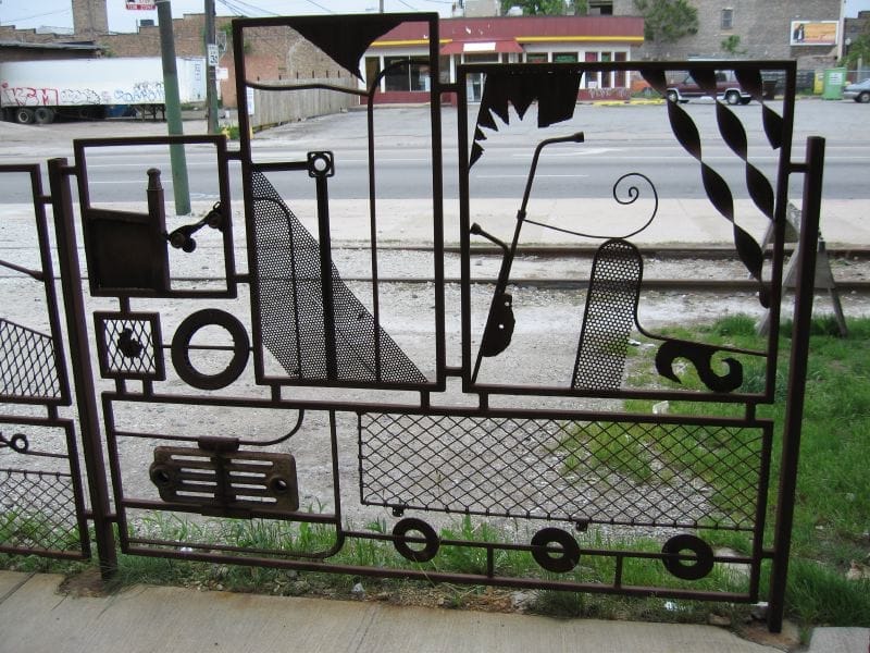 Scrap Iron Fence Part Two, Chicago, IL 2003