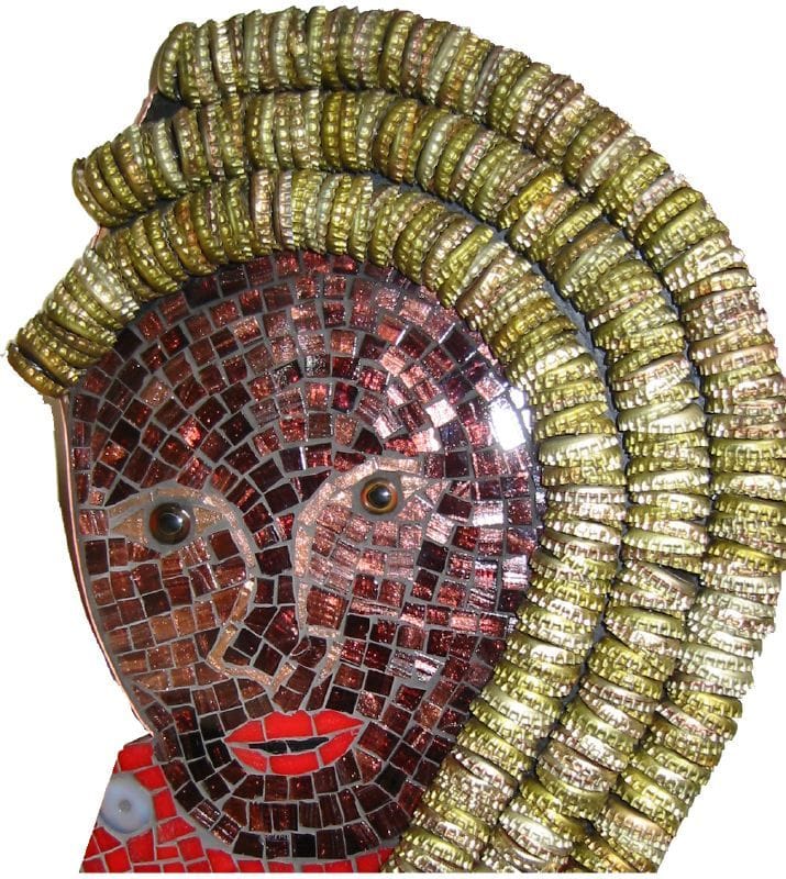 La Siren II Mosaic, Detail