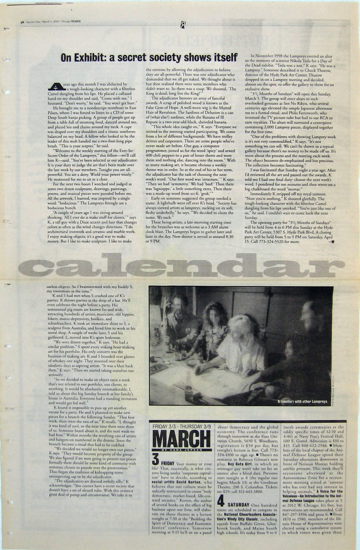 Chicago Reader, March 3, 2000