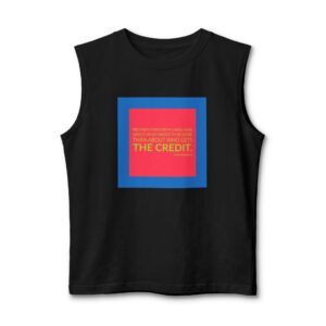 'Progress Comes from Caring More' — Dorothy Height Quote Tee | Wear Words Black-on-White Statement Shirt — Muscle Tank