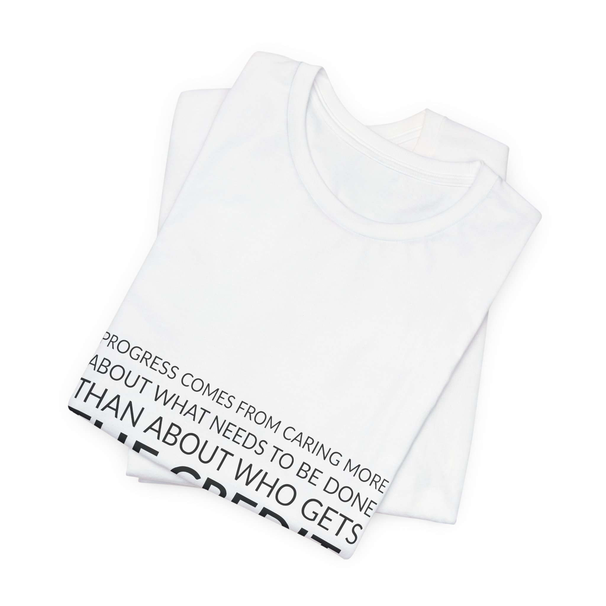 'Progress Comes from Caring More' — Dorothy Height Quote Tee | Wear Words Black-on-White Statement Shirt — Classic Tee - Image 7
