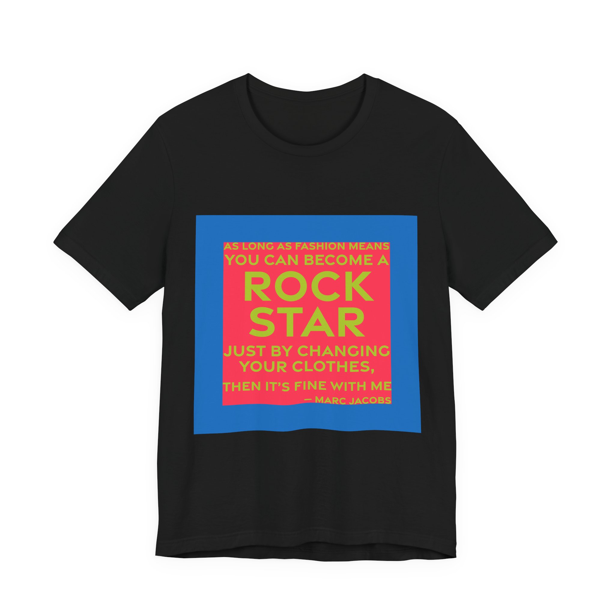 'As Long as Fashion Means' — Marc Jacobs Quote Tee | RQuéV Black-on-White Literary Tee — Classic Tee - Image 8