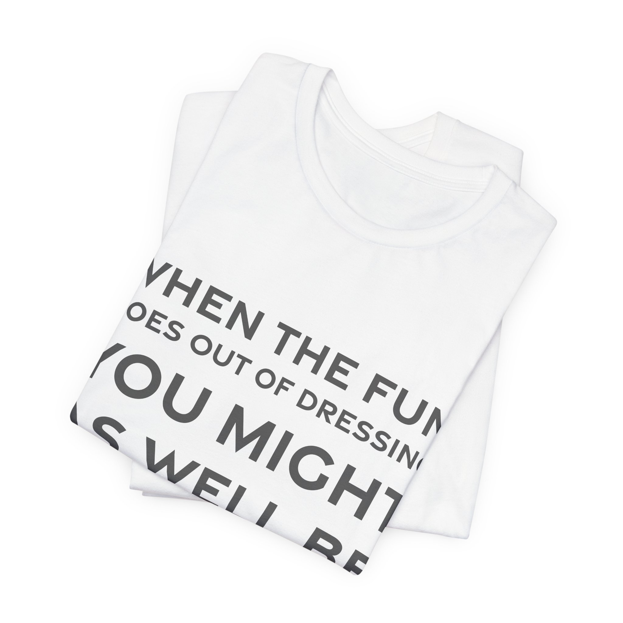 'When the Fun Goes Out' — Iris Apfel Quote Tee | RQuéV Black-on-White Statement Shirt — Classic Tee - Image 5