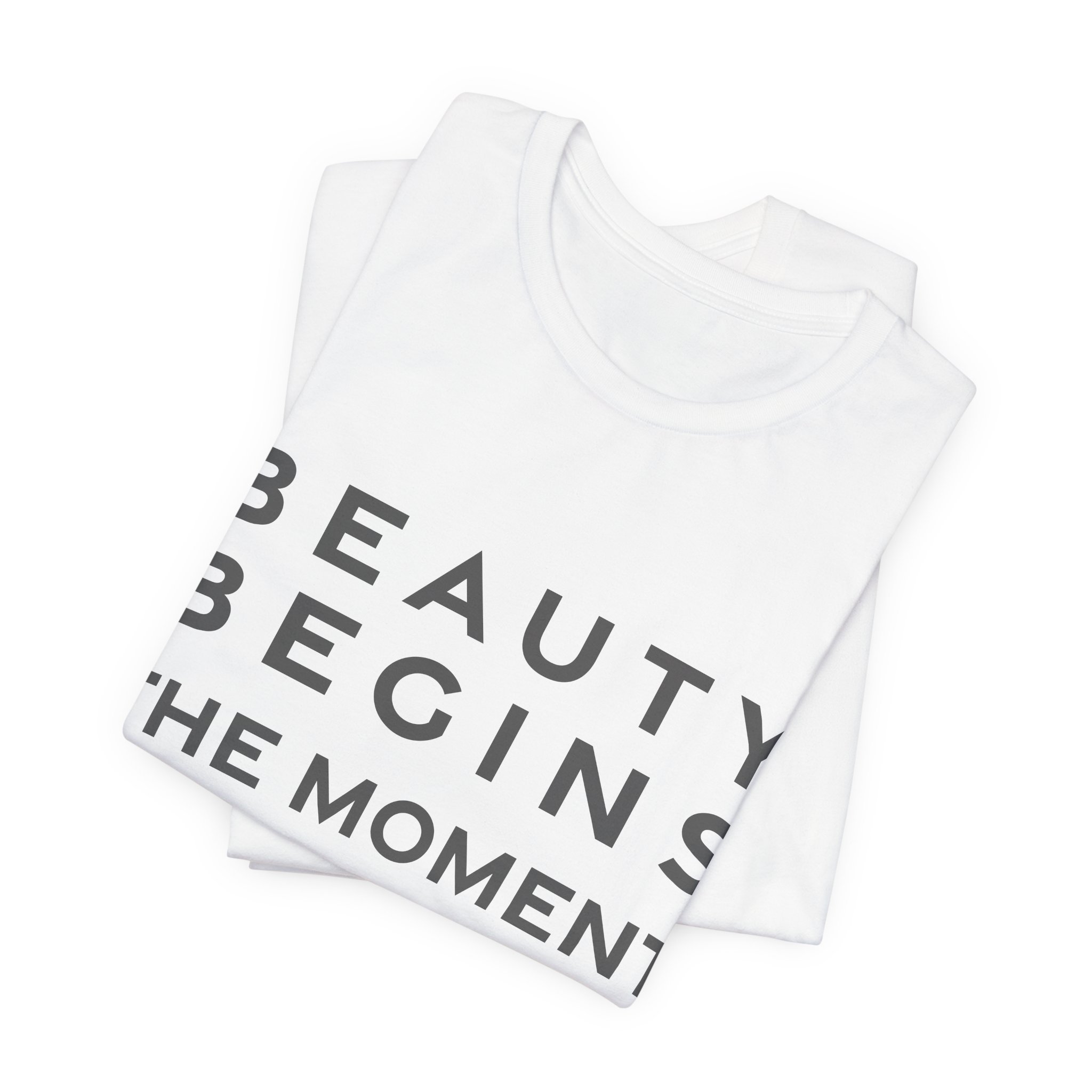 'Beauty Begins the Moment You' — Coco Chanel Quote Tee | RQuéV Black-on-White Statement Shirt — Classic Tee - Image 7