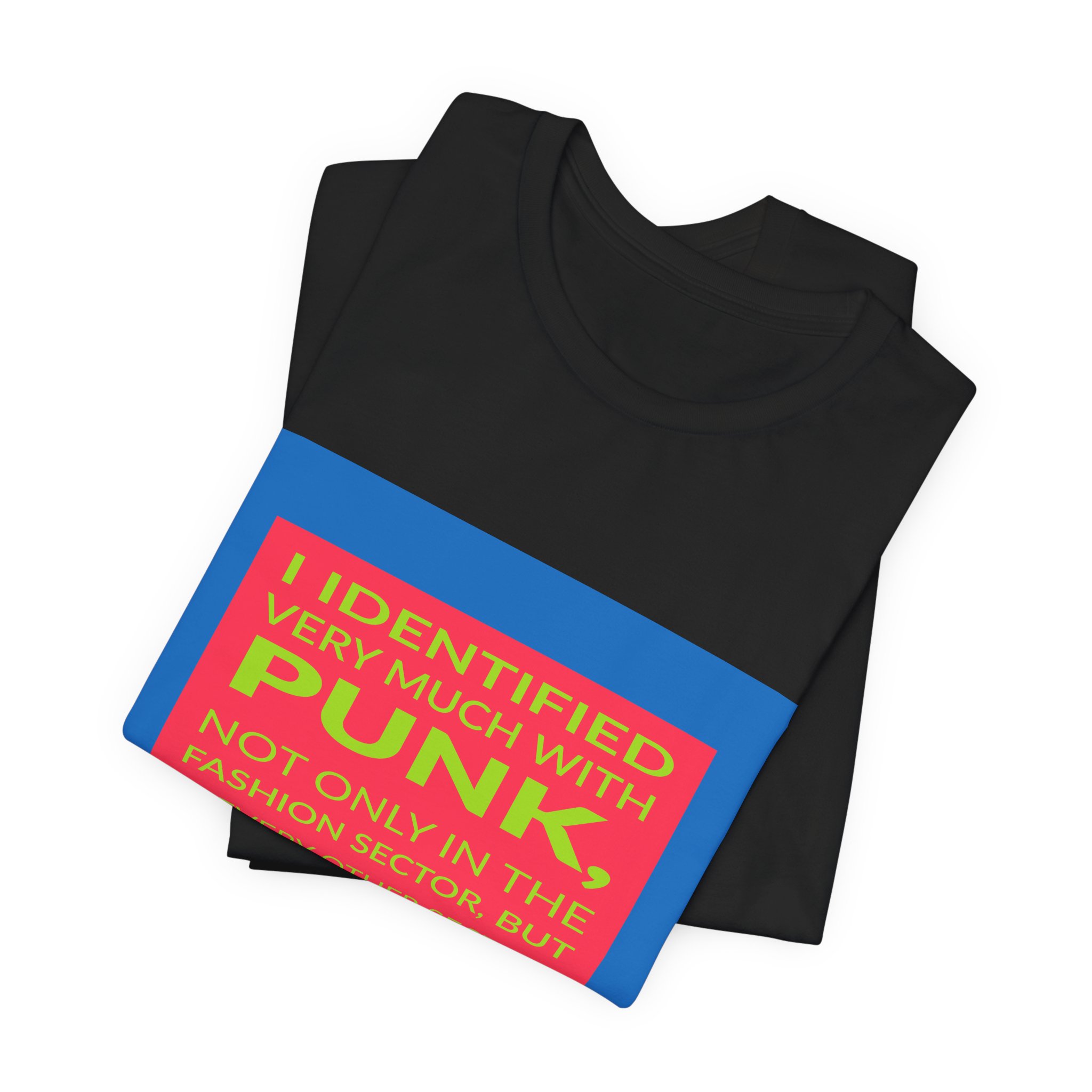 'I Identified Very Much with' — Rei Kawakubo Quote Tee | Wear Words Typographic Statement Tee — Classic Tee - Image 8