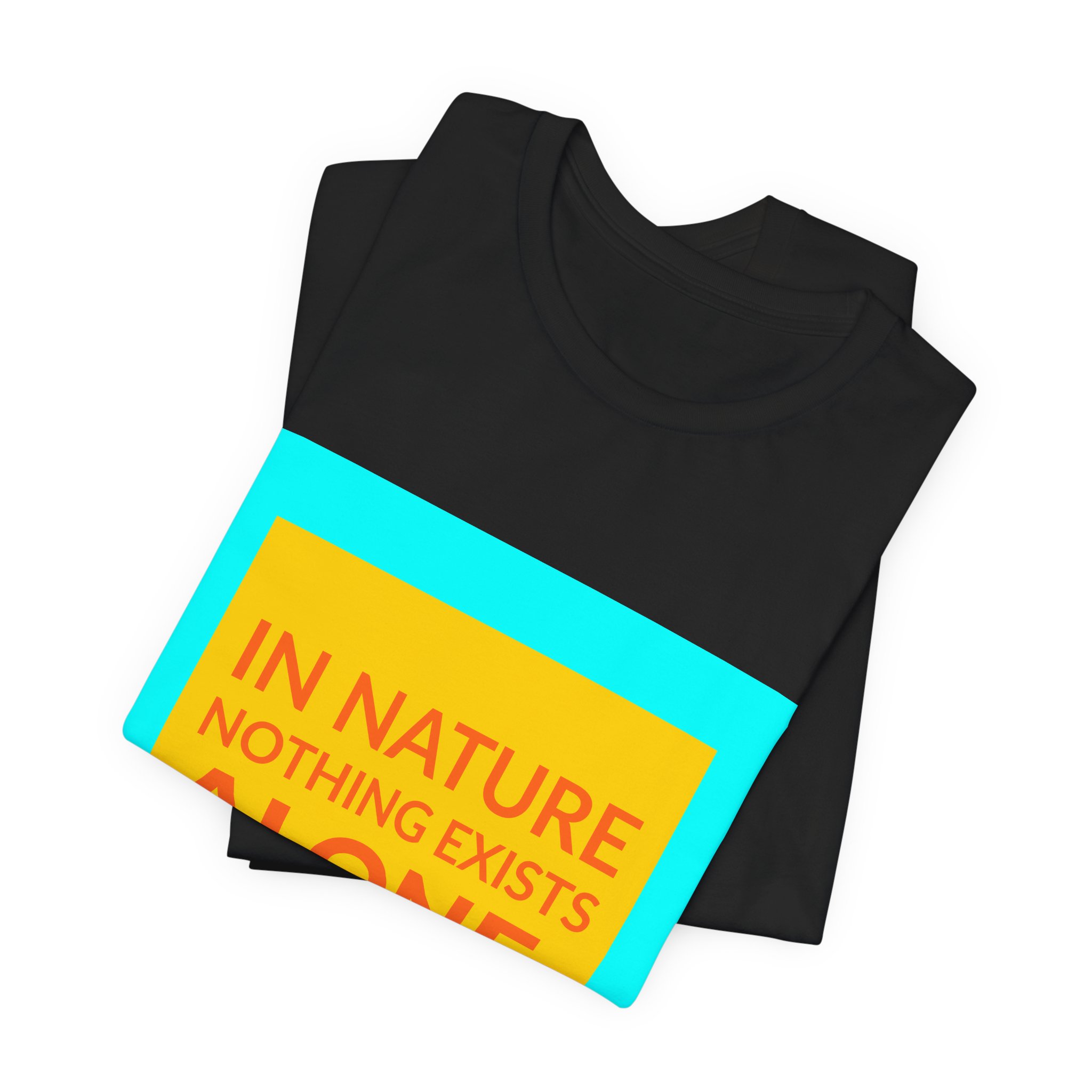 'In Nature Nothing Exists Alone' — Rachel Carson Quote Tee | Wear Words Black-on-White Statement Shirt — Classic Tee - Image 4