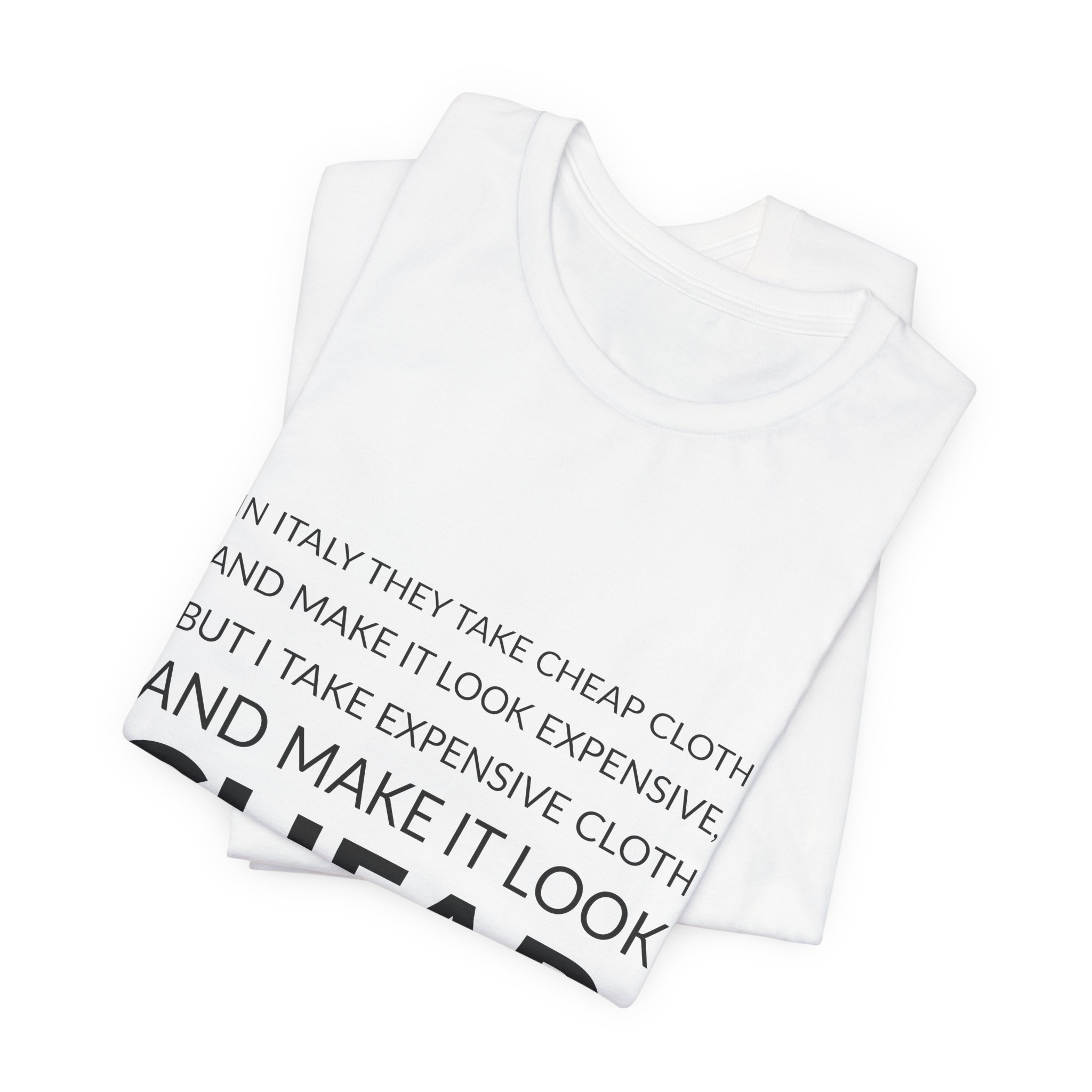 'They Just Don't Understand' — Vivienne Westwood Quote Tee | Wear Words Black-on-White Literary Tee — Classic Tee - Image 2