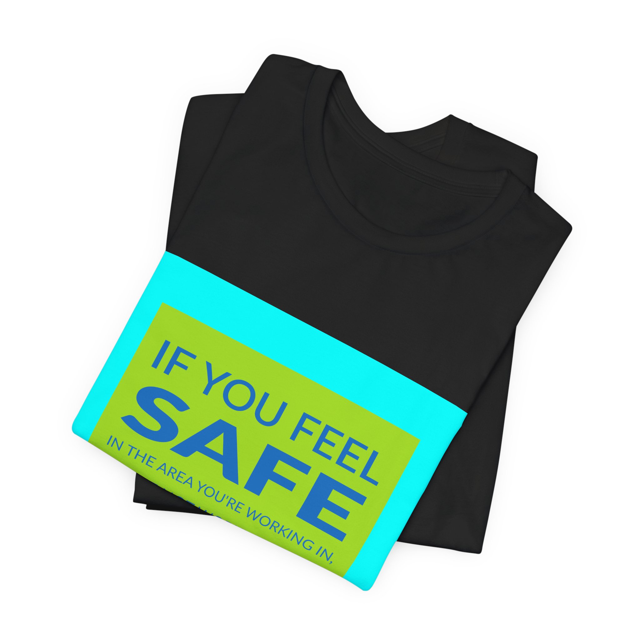 'If You Feel Safe in' — David Bowie Quote Tee | RQuéV Black-on-White Statement Shirt — Classic Tee - Image 2