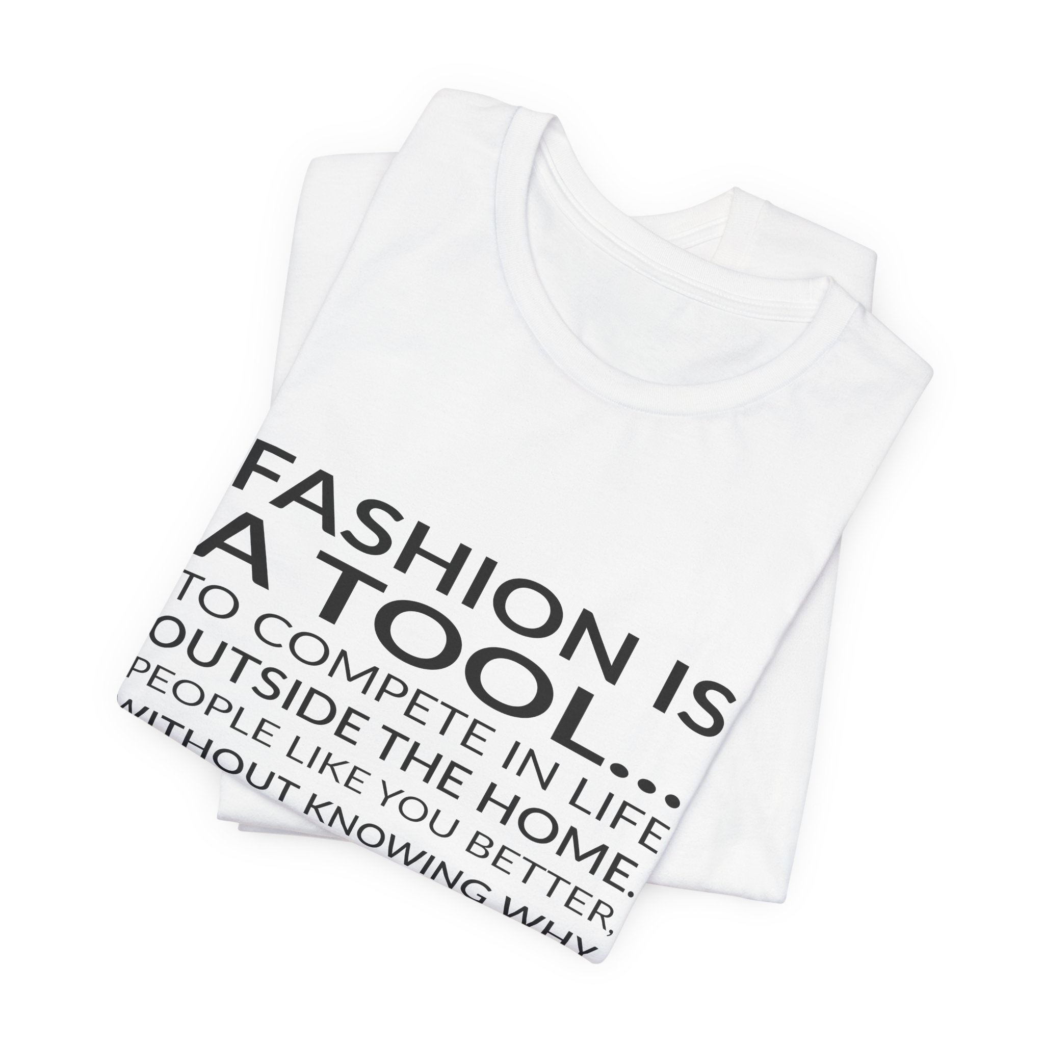 'Fashion is a Tool' — Mary Quant Quote Tee | Wear Words Black-on-White Statement Shirt — Classic Tee - Image 7