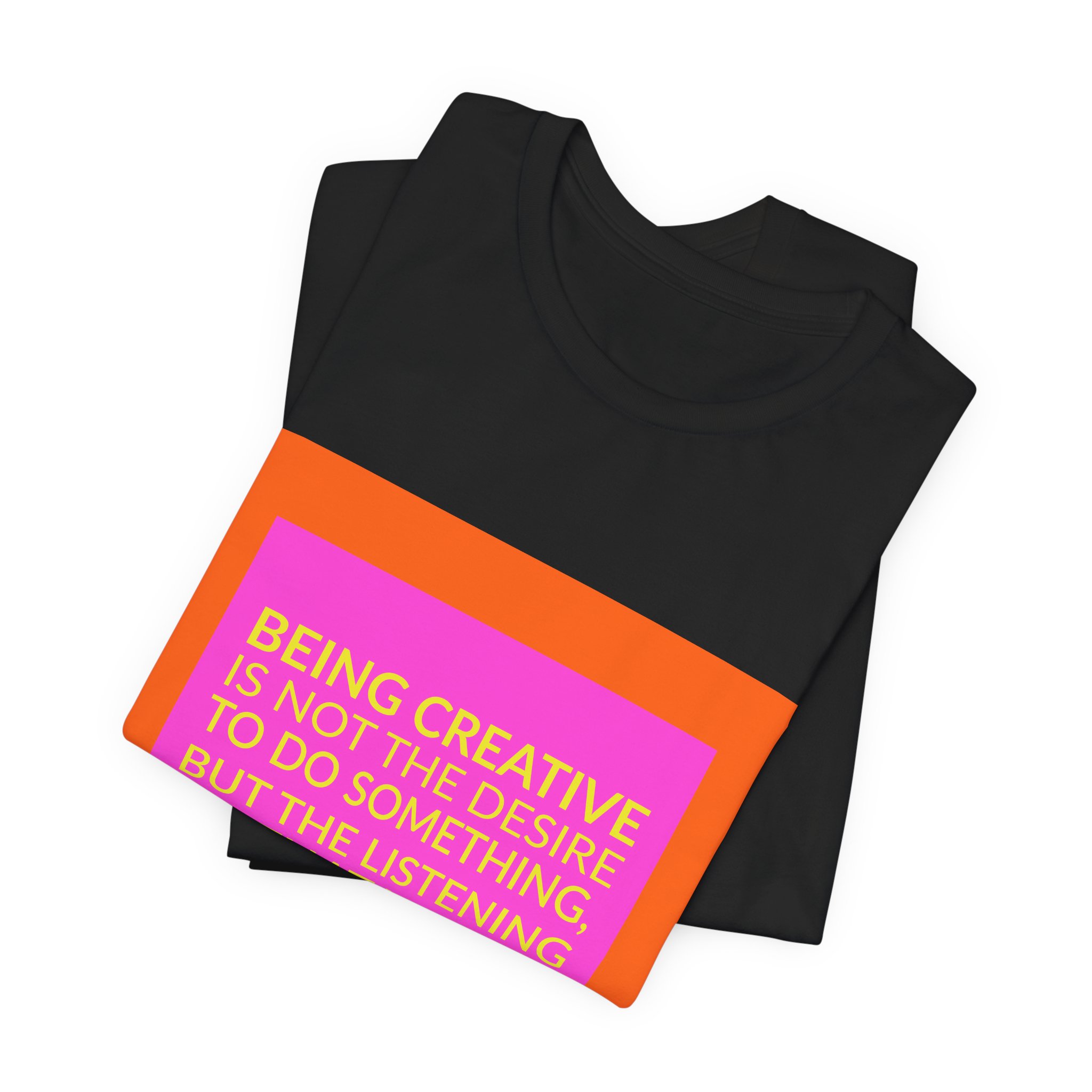 'Being Creative is Not the' — Anni Albers Quote Tee | Wear Words Black-on-White Literary Tee — Classic Tee - Image 8