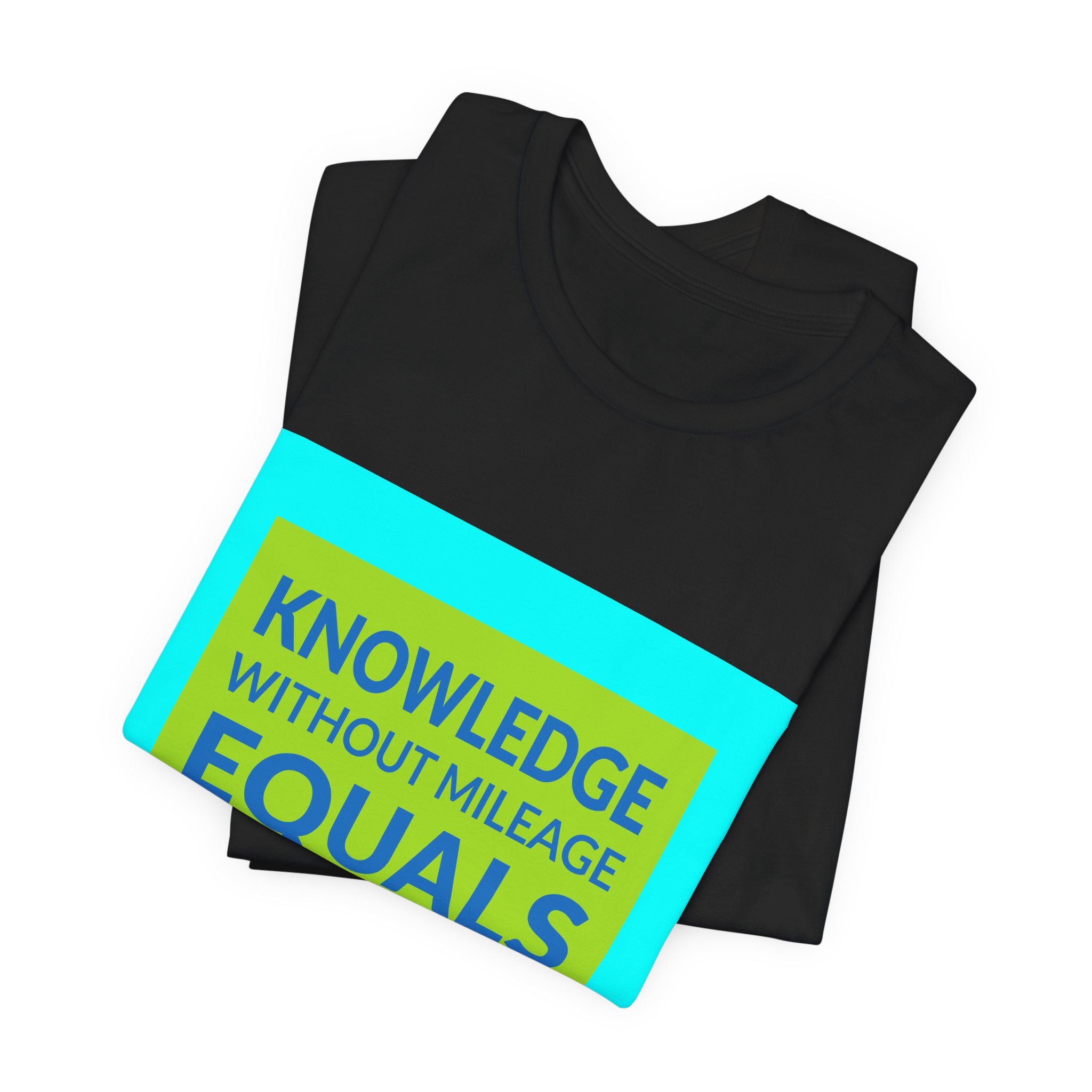'Knowledge Without Mileage Equals Bullshit' — Henry Rollins Quote Tee | RQuéV Typographic Statement Tee — Classic Tee - Image 4