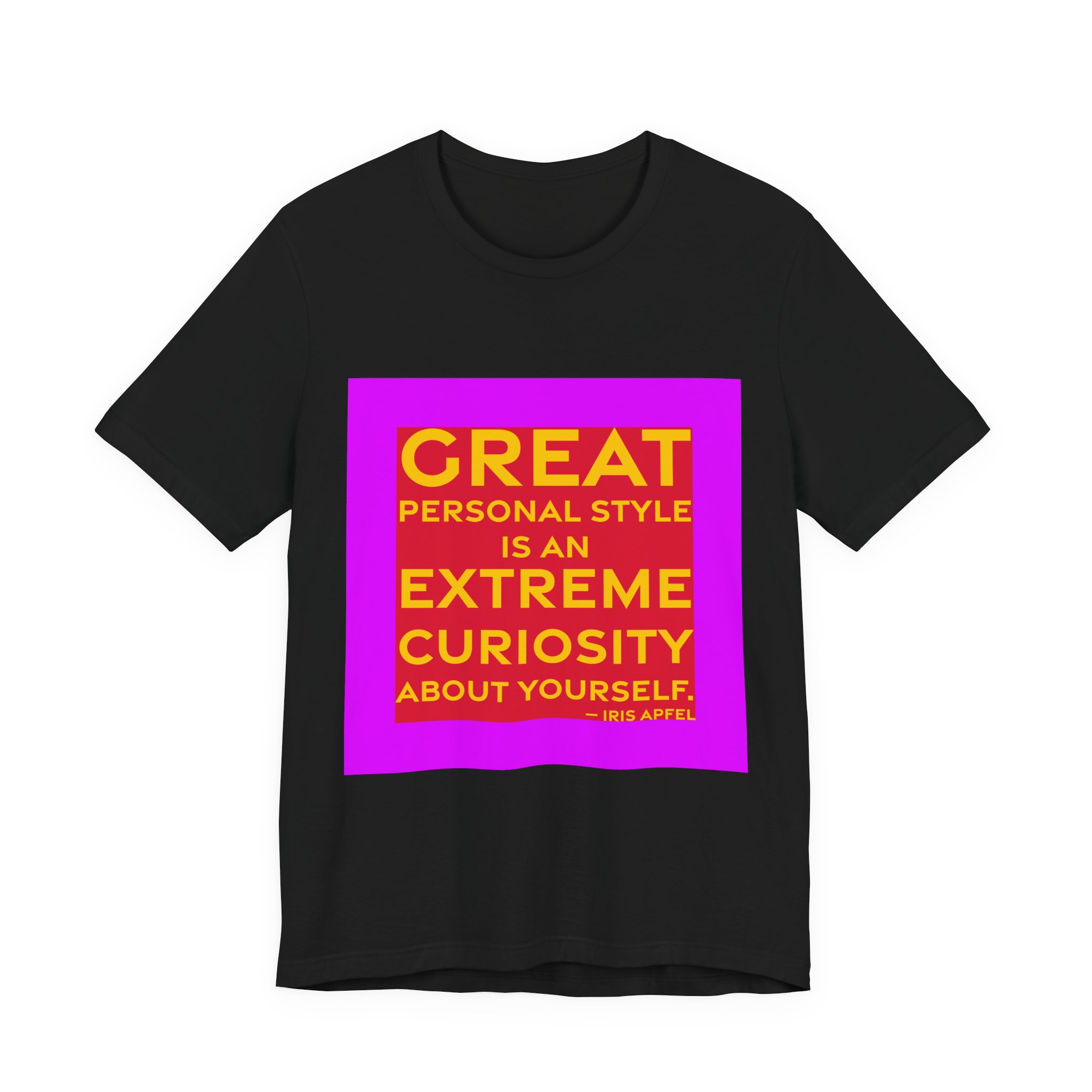 'Great Personal Style is an' — Iris Apfel Quote Tee | RQuéV Typographic Statement Tee — Classic Tee - Image 5