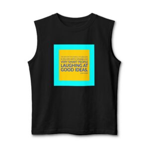 'The History of Science, it' — Katalin Karikó Quote Tee | Wear Words Black-on-White Literary Tee — Muscle Tank