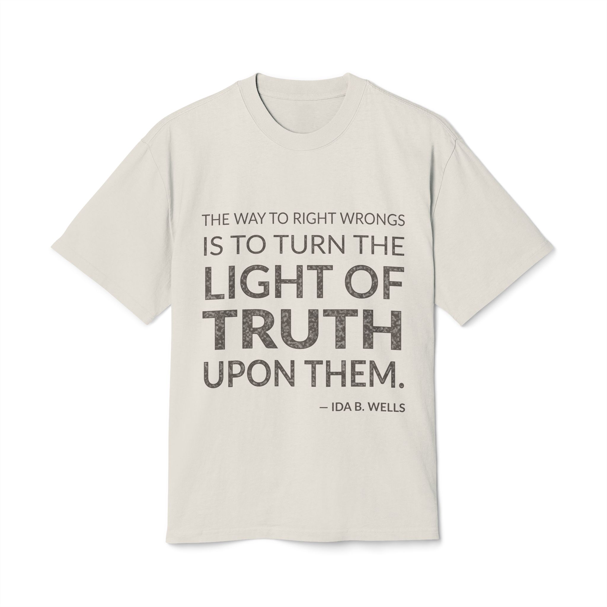 'The way to right wrongs is to turn the light of truth upon them.'