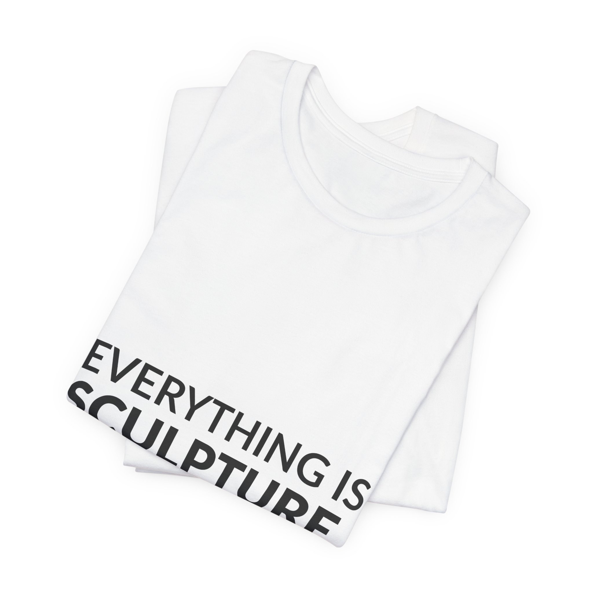 'Everything is Sculpture' — Isamu Noguchi Quote Tee | RQuéV Black-on-White Statement Shirt — Classic Tee - Image 5