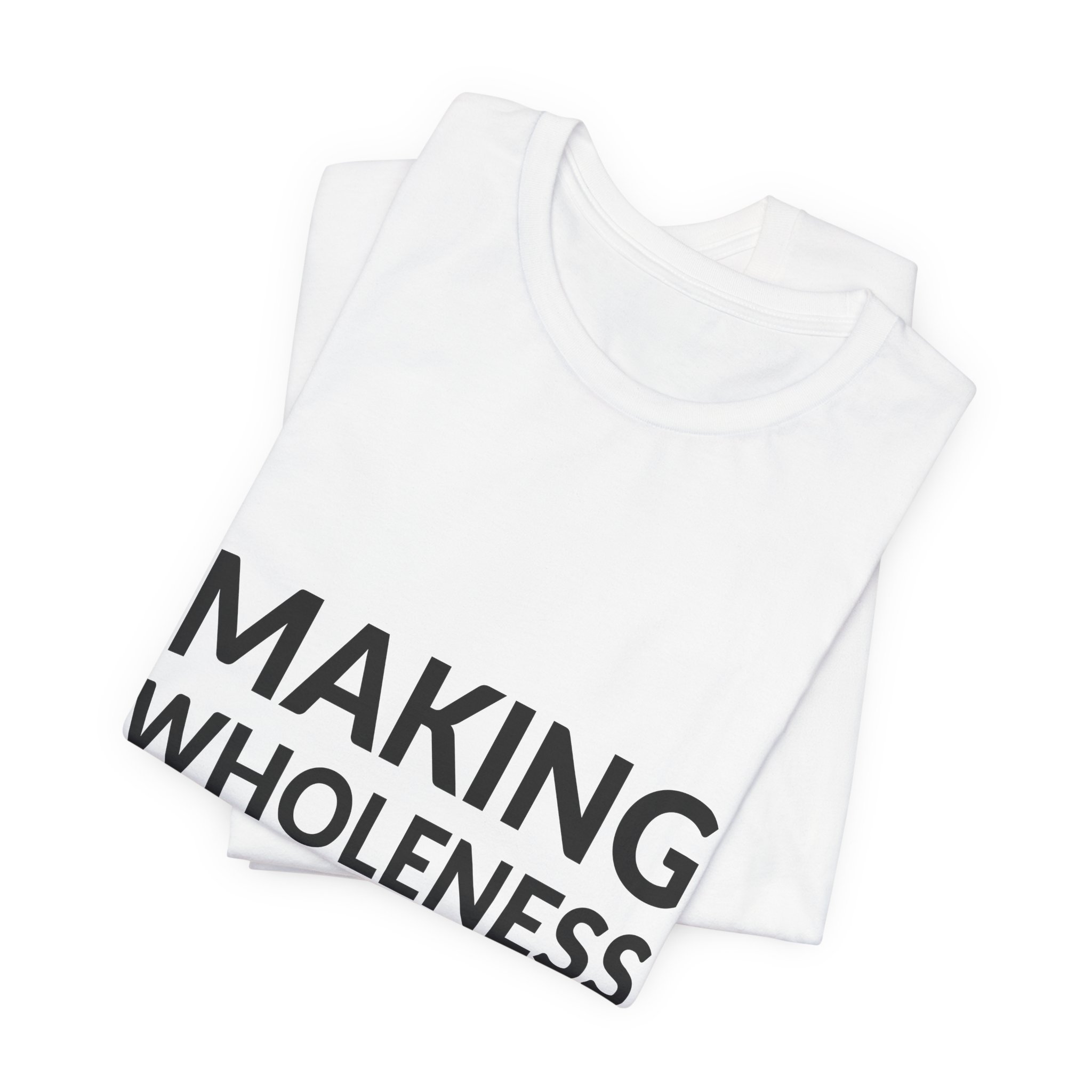 'Making Wholeness Heals the Maker' — Christopher Alexander Quote Tee | RQuéV Black-on-White Statement Shirt — Classic Tee - Image 7
