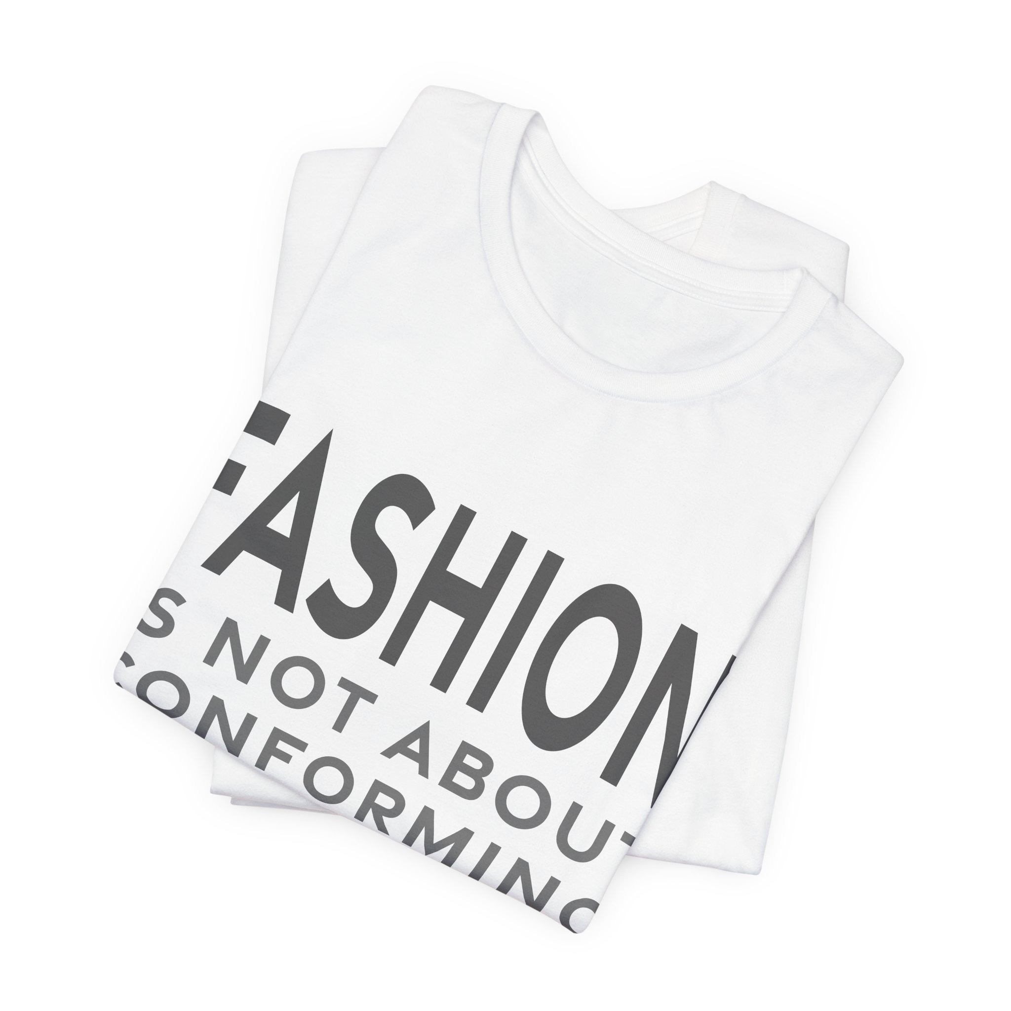 'Fashion is Not About Conforming' — Martin Margiela Quote Tee | RQuéV Black-on-White Statement Shirt — Classic Tee - Image 4