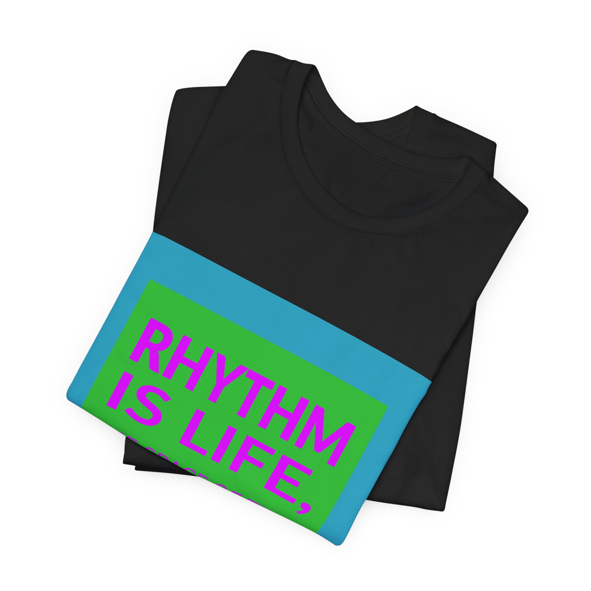 'Rhythm is Life, the Space' — Cecil Taylor Quote Tee | RQuéV Typographic Statement Tee — Classic Tee - Image 5
