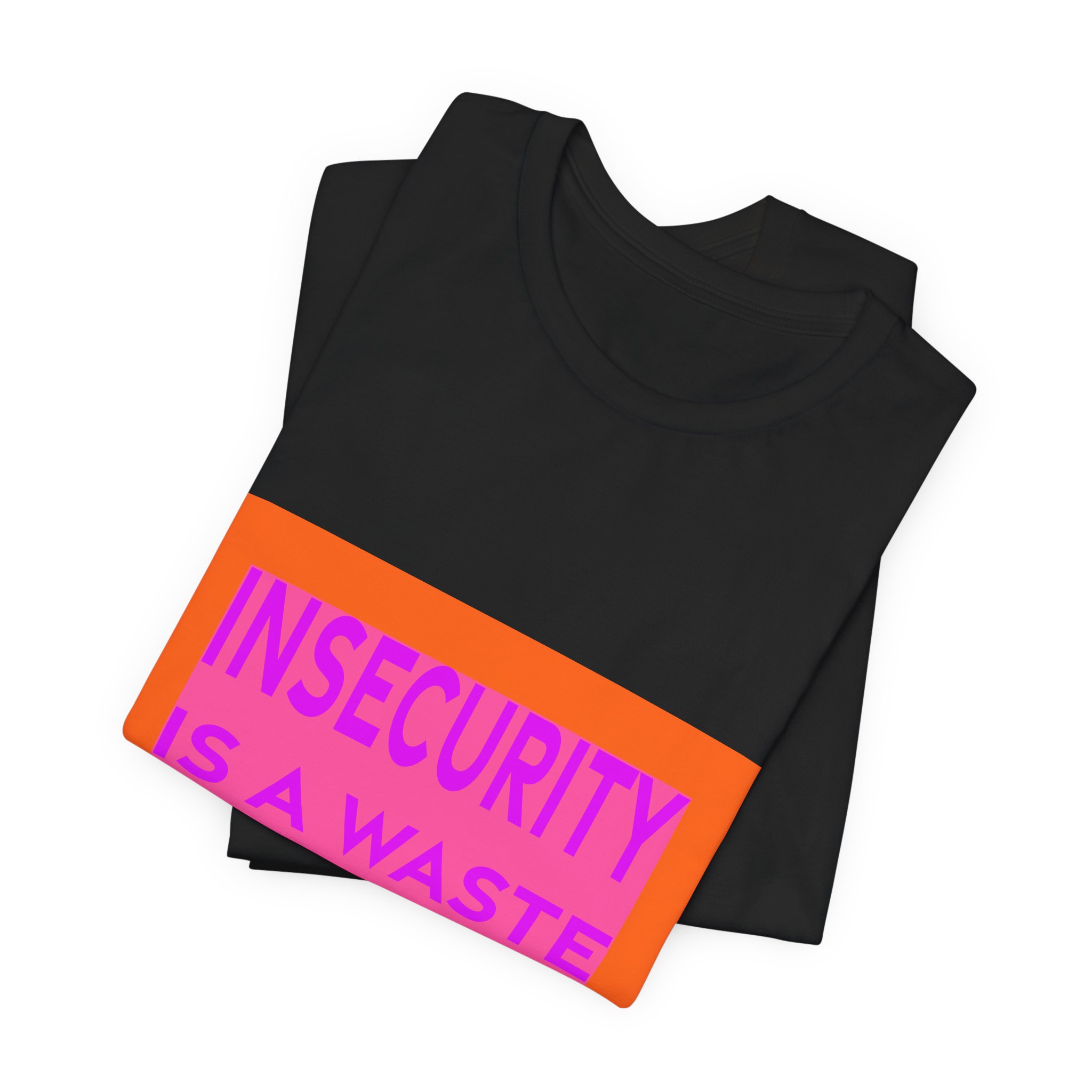 'Insecurity is a Waste of Time' — Diane von Fürstenberg Quote Tee | RQuéV Black-on-White Literary Tee — Classic Tee - Image 4