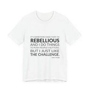 'It's Sometimes Said That I'm' — Marc Jacobs Quote Tee | Wear Words Black-on-White Literary Tee — Classic Tee