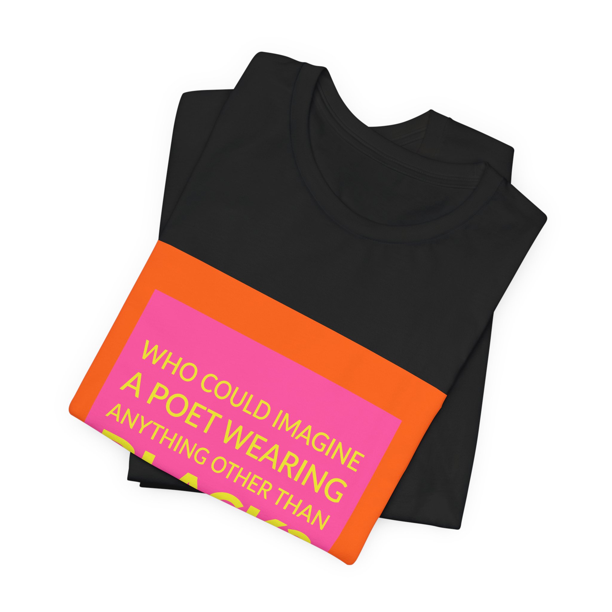 'Who Could Imagine a Poet' — Ann Demeulemeester Quote Tee | Wear Words Black-on-White Literary Tee — Classic Tee - Image 5