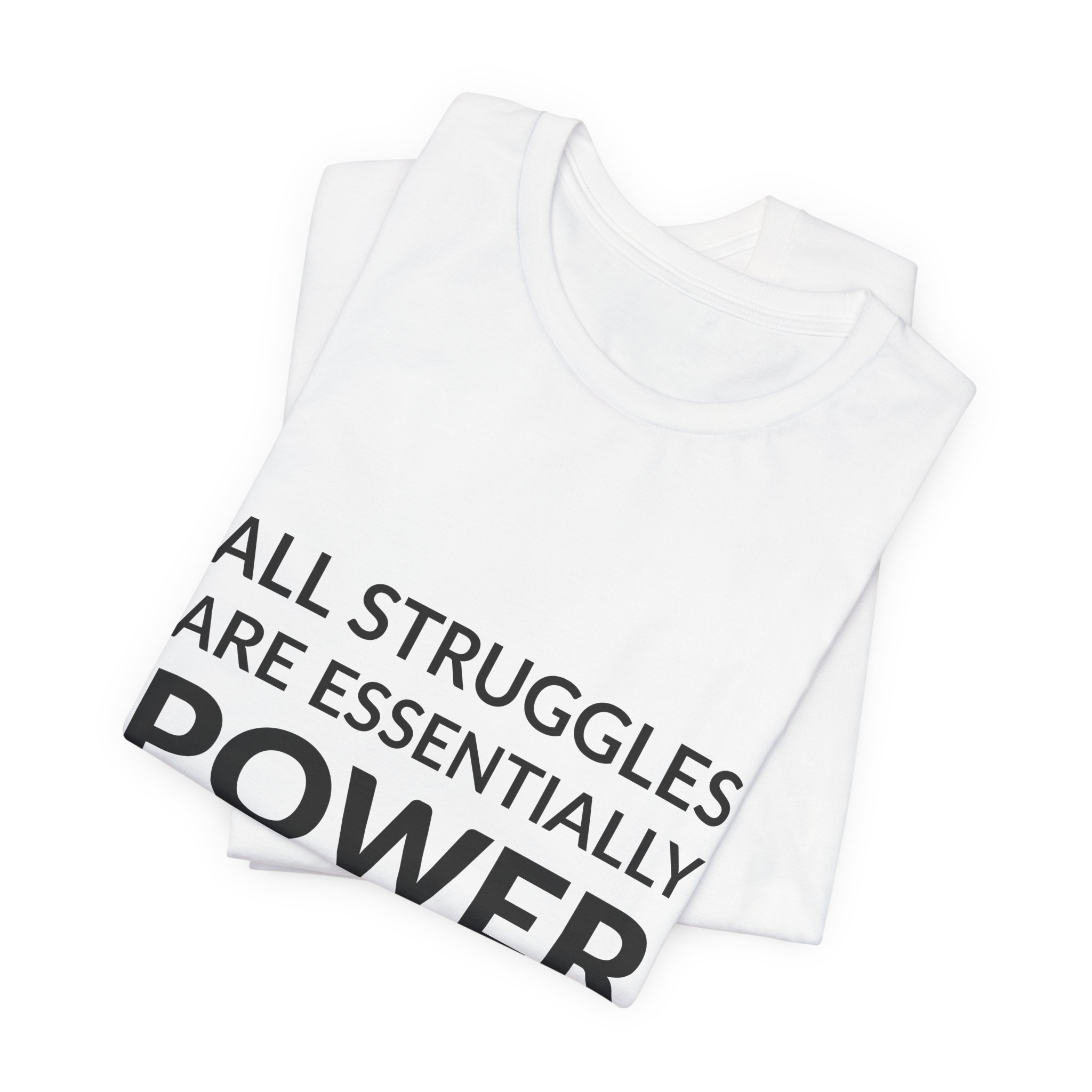 'All Struggles Are Essentially Power Struggles' — Octavia E. Butler Quote Tee | RQuéV Typographic Statement Tee — Classic Tee - Image 6