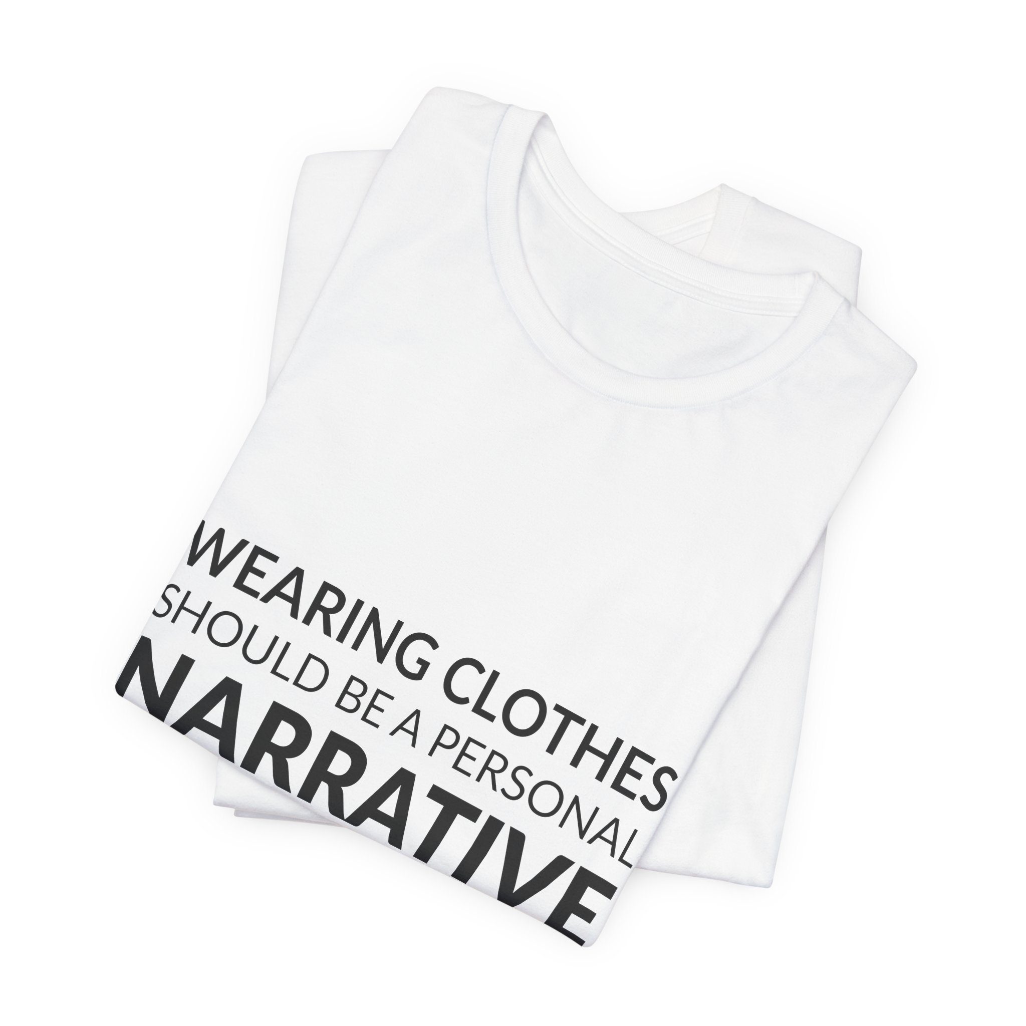 'Wearing Clothes Should Be a' — Andre Leon Talley Quote Tee | Wear Words Typographic Statement Tee — Classic Tee - Image 2