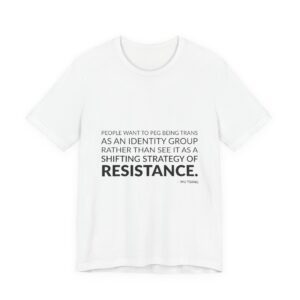 'People Want to Peg Being' — Wu Tsang Quote Tee | Wear Words Typographic Statement Tee — Classic Tee